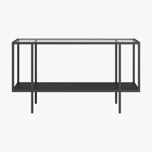 Soffbord Nynna 90x50x50 cm Svart [en.casa]