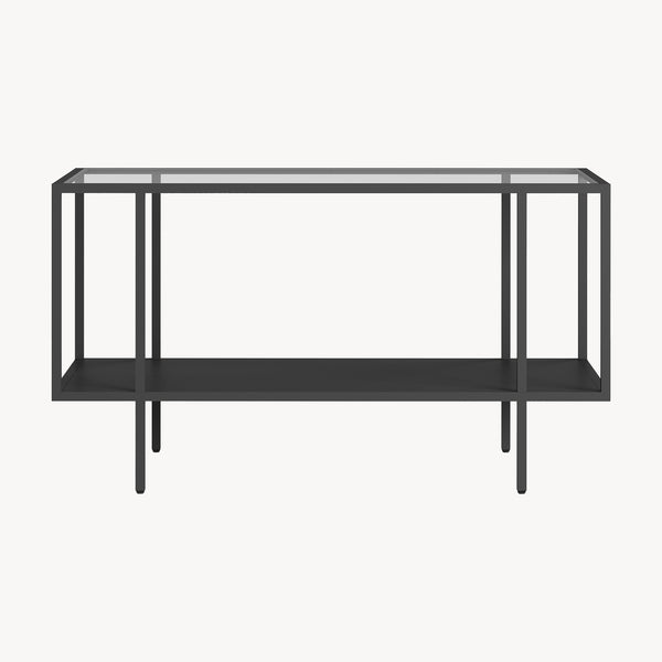 Soffbord Nynna 90x50x50 cm Svart [en.casa]