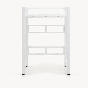 Tvättmaskinshylla Hängande 105x73x63 cm Vit [en.casa]