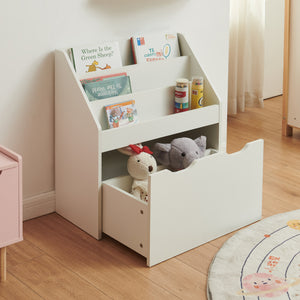 Barnhylla Sirlstalo 70x63x30 cm Vit [en.casa]