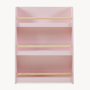 Barnbokhylla Virer 78x60x18 cm Rosa [en.casa]
