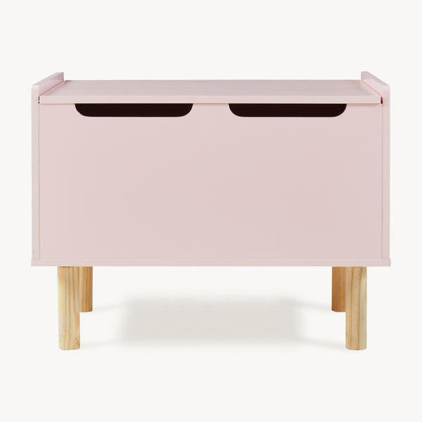 Leksakslåda Virer 60x40x45 cm Rosa [en.casa]
