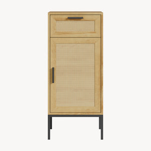 Badrumsskåp Marhasa 92x40x30 cm Eklook/Svart [en.casa]