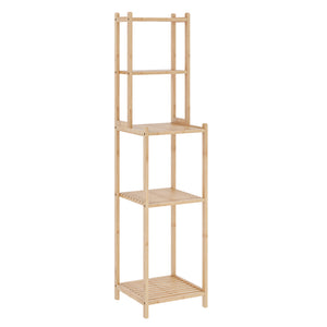 Badhylla Anun 128x30x30 cm Bambus Natur [en.casa]