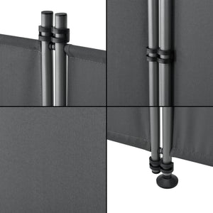 Inskynsskydd 4 paneler 215x170cm stål [pro.tec] välj modell