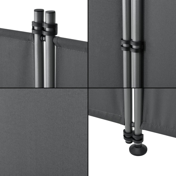Inskynsskydd 4 paneler 215x170cm stål [pro.tec] välj modell