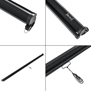 Projektorduk Projektorskärm 113 tum/287 cm 213x216x6cm HD/3D PVC beläggning Gain 1,1 [in.tec]