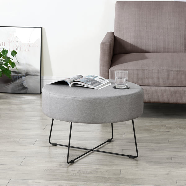 Soffbord Nelson 40xØ60cm grå svart [en.casa]