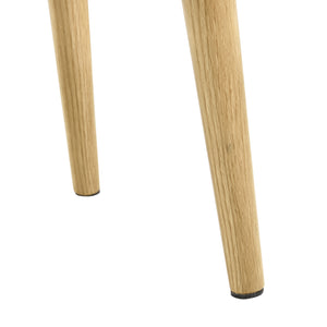Soffbord Aurere fotpall 42xØ36cm förvaring under bordsskivan grå [en.casa]