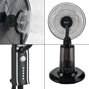 Dimfläkt 125x40x40cm 3 fläkthastigheter fuktfunktion med timer oscillerande funktion [in.tec]
