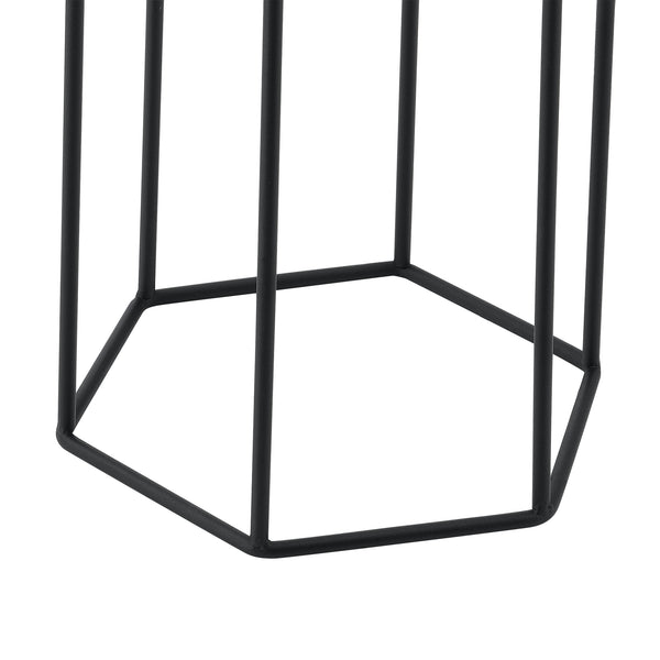 Växtställ Merelbeke set om 2 med krukor [en.casa]