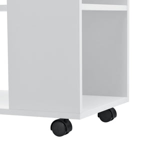 Soffbord Älvdalen med hjul vit [en.casa]