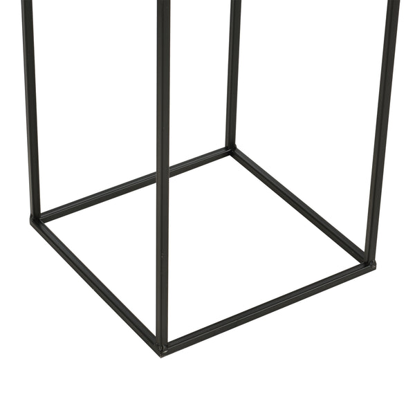 Växtställ Juprelle set om 2 med krukor metall [en.casa]