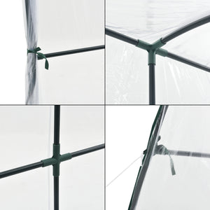 Växthus Juta 100x200x215 cm [en.casa]