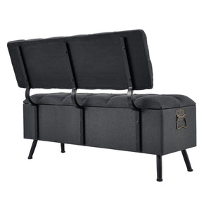 Sittbänk Malmöhus med förvaring 110x48x75cm [en.casa]