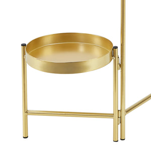 Piedestal Kallo 60x60x18 cm metall [en.casa] 