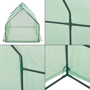 Växthus Nissewaard 180x90x90 cm [en.casa]