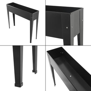 Odlingsbädd Lelystad högbädd 98x25x82 cm [en.casa]