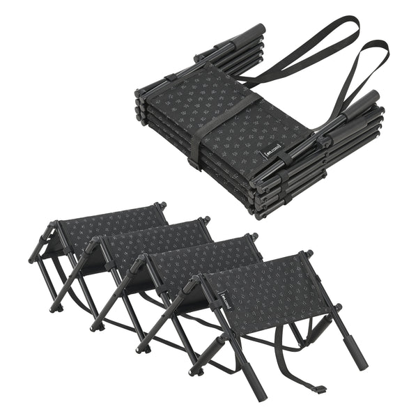 Colchester 4-stegs hundtrappa upp till 55 kg metall/polyester [en.casa]