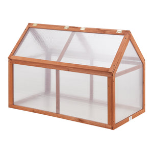 Drivhus Duiven miniväxthus 100x55 cm furu [casa.pro]