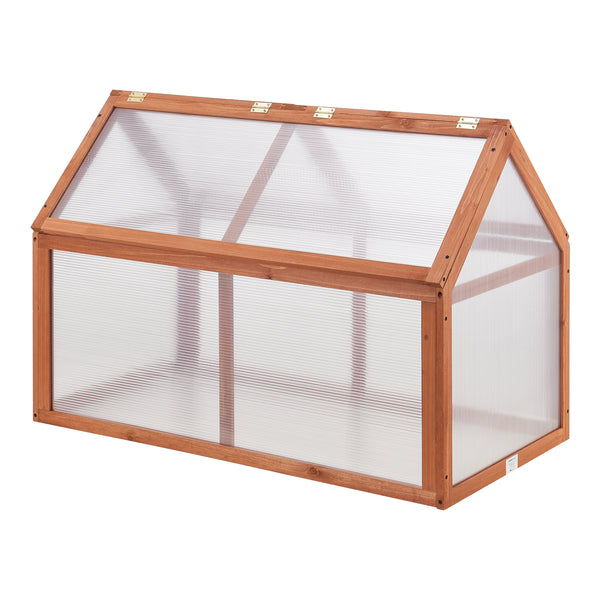 Drivhus Duiven miniväxthus 100x55 cm furu [casa.pro]