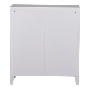 Kontorsskåp Oripää 90x80x33 cm stål vit [en.casa]