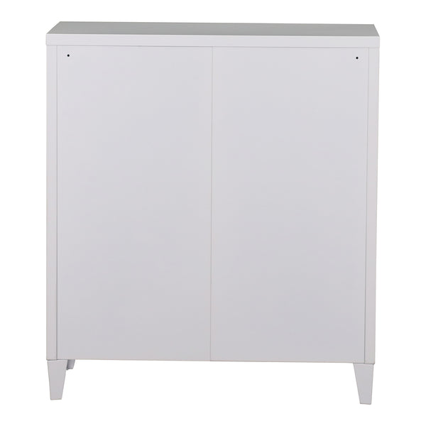 Kontorsskåp Oripää 90x80x33 cm stål vit [en.casa]