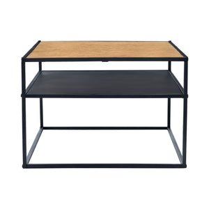 Soffbord Quinisut 40x55x55 cm metall [en.casa]