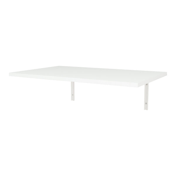 Klepp hopfällbart väggbord 72x45cm vit [en.casa] 
