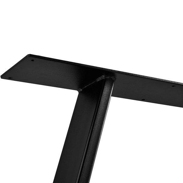 Lyngby bordsstativ set om 2 stål 72x55cm svart [en.casa]