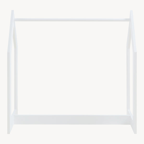 Garderobsställ Værløse 78x75x35cm Vit [en.casa]