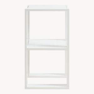 Sidobord Thyholm 55x30x30 cm Vit [en.casa]