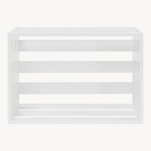 Sidobord Rønde 43x64x33 cm vit [en.casa]