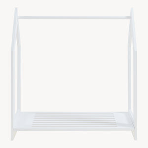 Garderobsställ Langeskov 78x75x35cm Vit [en.casa]