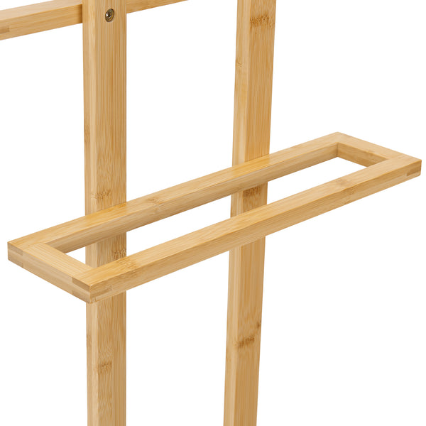 Handduksställ Træna 85x33,5x20 cm bambu [en.casa] 