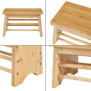 Stegpall Ryslinge 33x21,5x20 cm bambu [en.casa] 