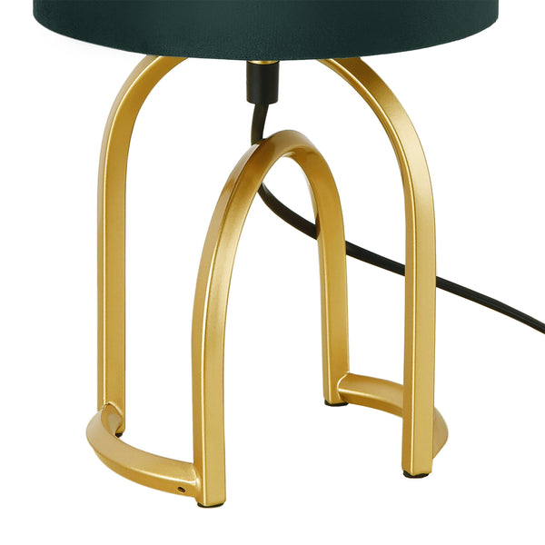 Bordslampa Smethwick 33,5xØ18 cm guld mörkgrön [lux.pro]