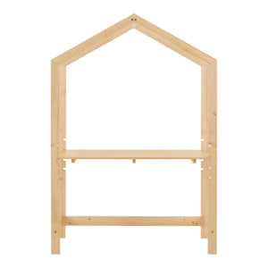 Skrivbord Suså för barn med justerbar bordsskiva 160x110x50 cm furu [en.casa]