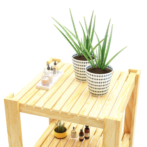 Soffbord Malax 54x54x45 cm furu [en.casa] 