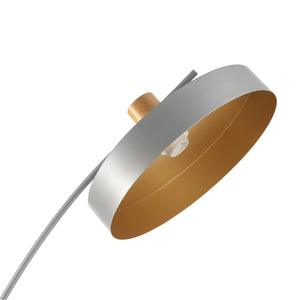 Golvlampa Stafford 159x75x35 cm metall grå [lux.pro]