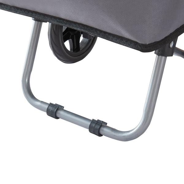 Hopfällbar kundvagn Aaby 36 L [en.casa]