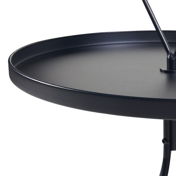 Sidobord Odal metall svart [en.casa]