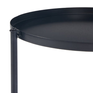 Ostre växtställ med 3 metallhyllor [en.casa]