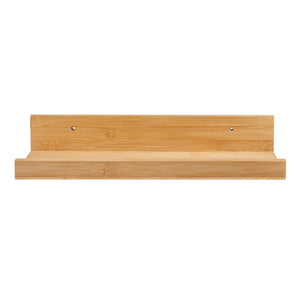 Vägghylla set Gildeskål set om 3 40x13x7cm bambu [en.casa]