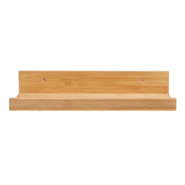 Vägghylla set Gildeskål set om 3 40x13x7cm bambu [en.casa]