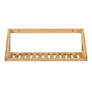 Vägghylla set Gjerdrum set om 2 43x15x15cm bambu [en.casa]