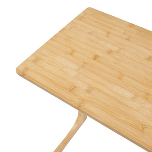 Laptopbord Hægebostad 65x60x40 cm bambu [en.casa]