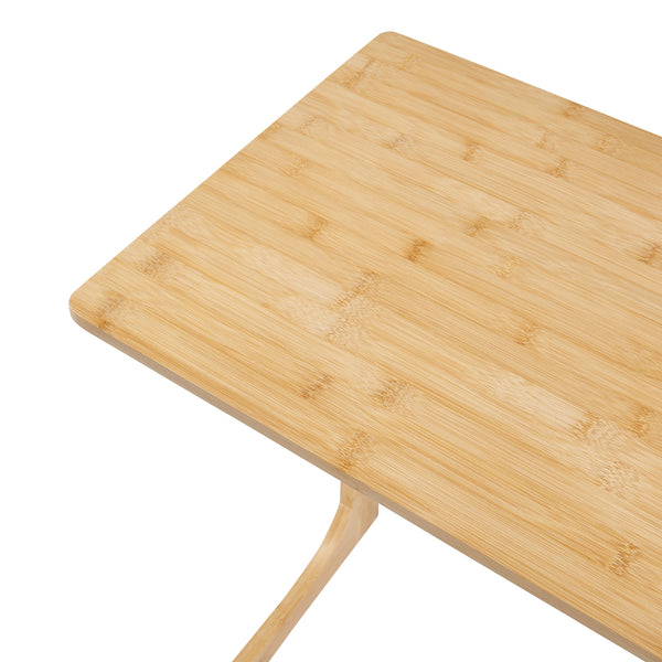 Laptopbord Hægebostad 65x60x40 cm bambu [en.casa]