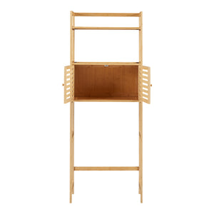 Badrumsställ Haugesund 158x60x26 cm Bambus [en.casa]
