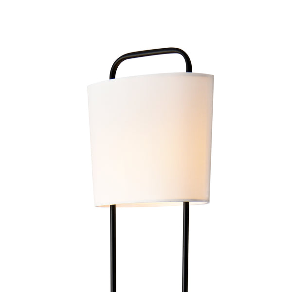 Golvlampa Meløy Svart/Vit [lux.pro]